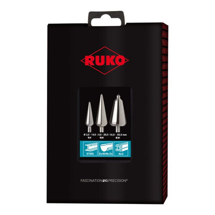 Set di punte per lamiera RUKO 3-14 / 5-20 / 16-30,5 mm ( 4000601698 )