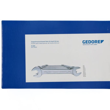 GEDORE Jeu de clés à fourches 6-100 10 pièces SW6-32 mm ( 4000770220 )