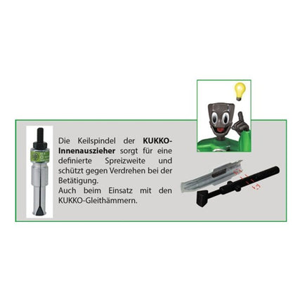 KUKKO internal extractor 21-0 for holes Ø 5-8 mm ( 4000821880 )