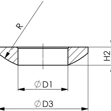 AMF Kugelscheibe DIN 6319C für Schrauben M20 ( 4000833461 )