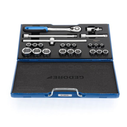 GEDORE socket spanner set 19 EMU-20 23-piece 1/2 ″ ( 4000880494 )