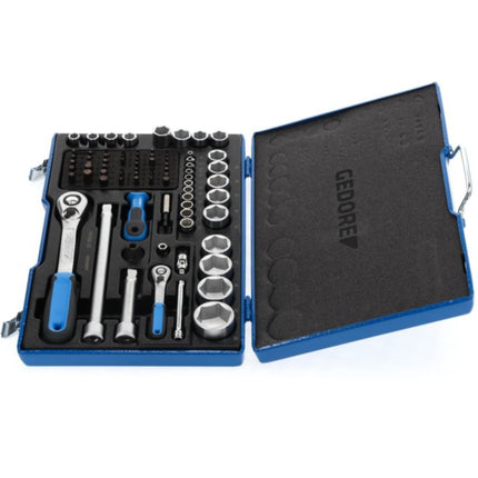 GEDORE Jeu de clés à douille 19 V20U-20 81 pièces 1/4 + 1/2 po. ( 4000880519 )