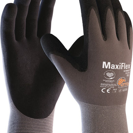ATG Handschuhe MaxiFlex® Ultimate™ 34-874 Größe 10 grau/schwarz ( 4702000183 )