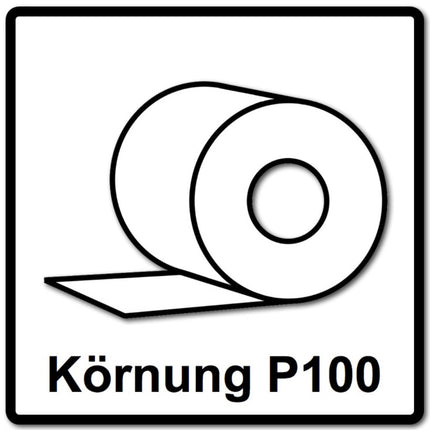 Festool Granat Abrasives roll 115x25m P100 GR (201106)