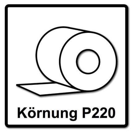 Festool Rollo abrasivo Granat 115 x 25 m P220 GR ( 201110 )