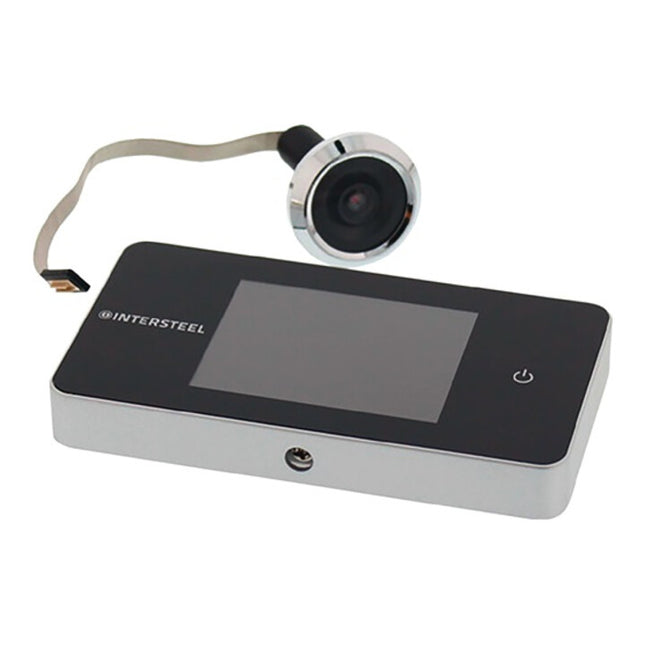 INTERSTEEL Digitaler Türspion Basic Kunststoff silber ( 3000259190 )