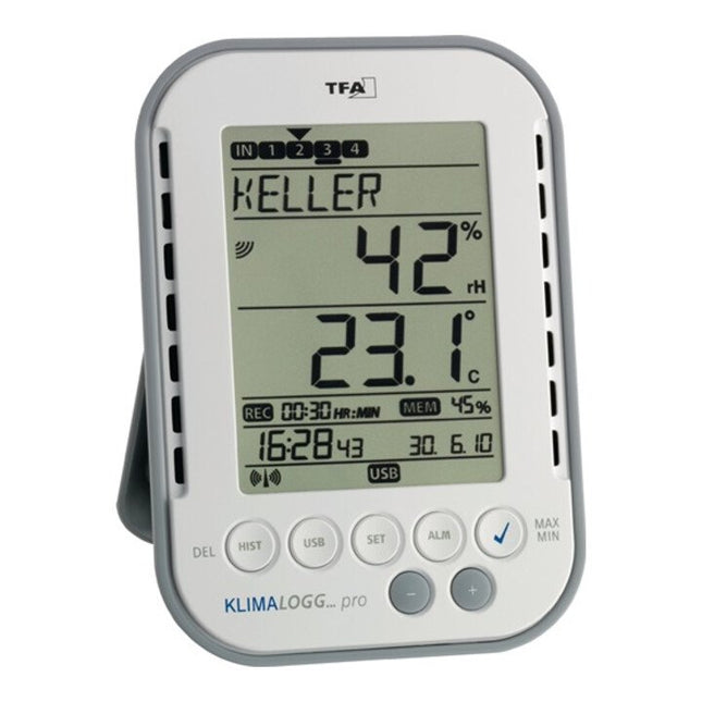 Termohigrómetro TFA Rango de medición 0 a 50°C / aire 1-99 % ( 9000495029 )