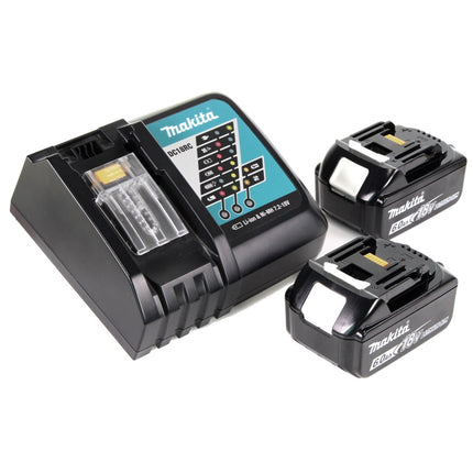 Makita DUP 361 RG Akku Rebschere Astschere 36 V ( 2x 18 V ) + 2x Akku 6,0 Ah + Ladegerät + Tasche - Toolbrothers