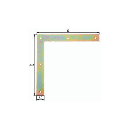 GAH gate bracket width 40 mm length 300 x 300 mm ( 3000200239 )