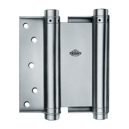 FRIDAVO spiral spring swing door hinge model M bright steel ( 3000255400 )