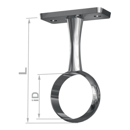 PG Centre support 11131 Zinc die-cast silver-coloured ( 3000282770 )