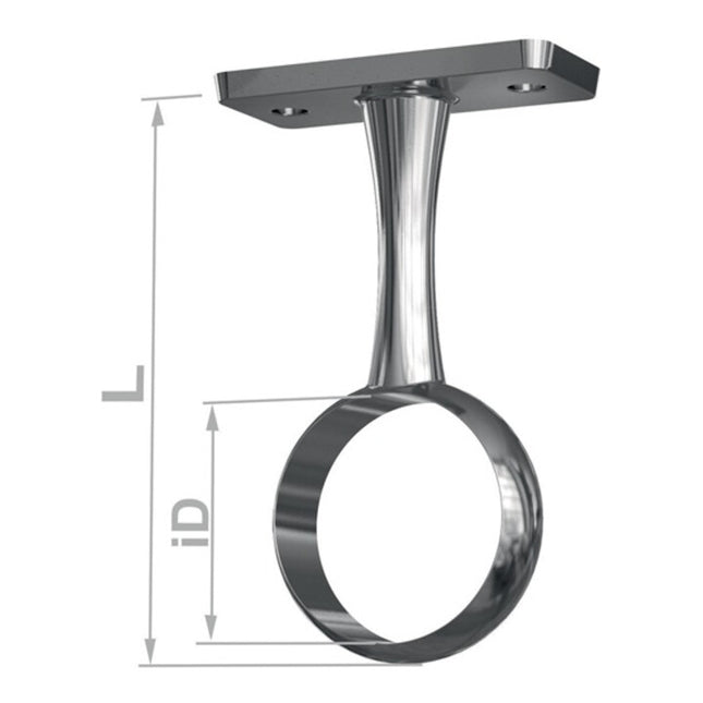 PG Centre support 11131 Zinc die-cast silver-coloured ( 3000282770 )