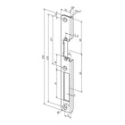 Frontale angolare ASSA ABLOY 63 B in acciaio inox ( 3324034050 )
