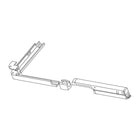 Palanca de mano GEZE blanca ( 3360039032 )