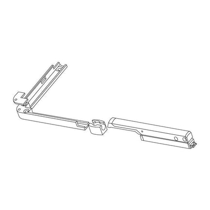 Palanca de mano GEZE blanca ( 3360039032 )