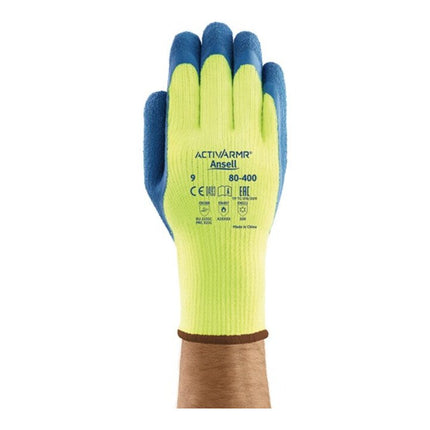 ANSELL cold protection gloves ActivArmr(R) 80-400 size 10 yellow/blue ( 4000371420 )