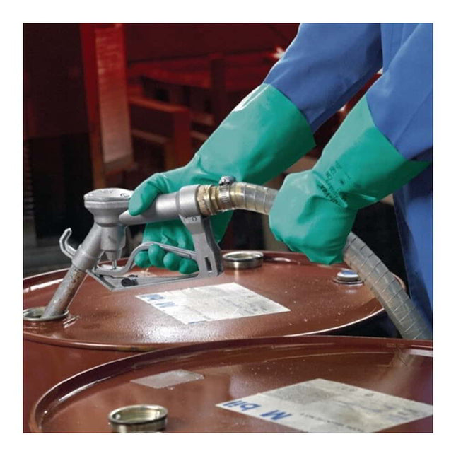 ANSELL chemical gloves AlphaTec Sol-Vex 37-675 size 7 green ( 4000371488 )