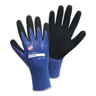LEIPOLD+DÖHLE Guantes de nitrilo Aqua talla 9 azul/negro ( 4000371534 )