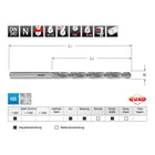 Trapano RUKO DIN 340 tipo N Ø nominale 13 mm ( 4000601015 )