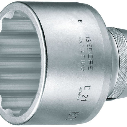 GEDORE Steckschlüsseleinsatz D 21 1 ″ 12-kant ( 4000770727 )