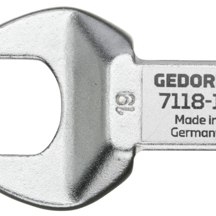 GEDORE jaw insertion tool 7118-19 spanner width 19 mm 14 x 18 mm ( 4000775181 )