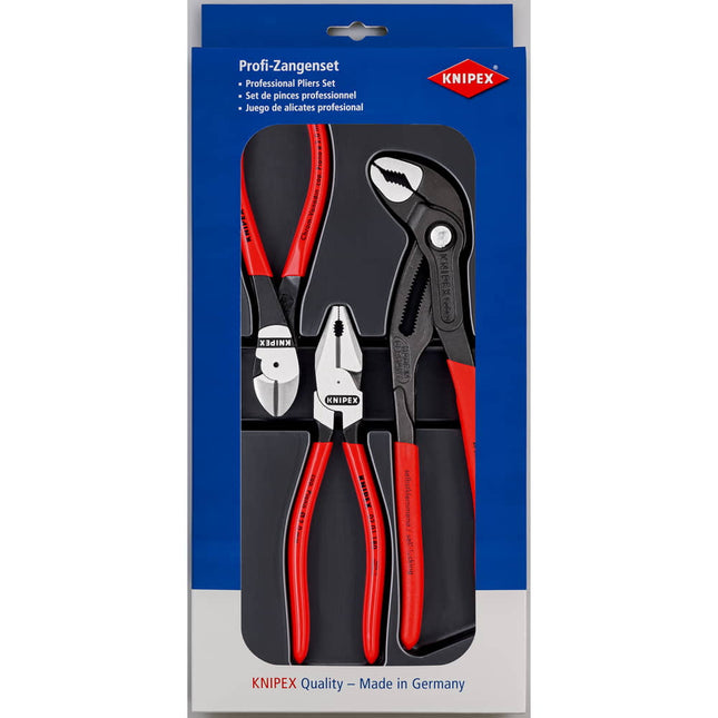 Juego de alicates KNIPEX power pack contenido 3 piezas ( 4000794414 )
