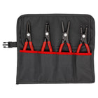 Set di pinze per anelli di sicurezza KNIPEX da 4 pezzi in astuccio arrotolabile ( 4000795455 )