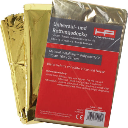 HP AUTOZUBEHÖR Rettungsdecke DIN 13164 L2100xB1600xH0,2ca.mm ( 4000818628 )