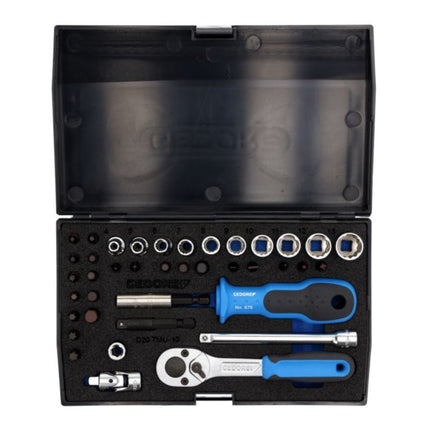 GEDORE Steckschlüsselsatz D 20 TMU-10 40-teilig 1/4 ″ ( 4000820559 )