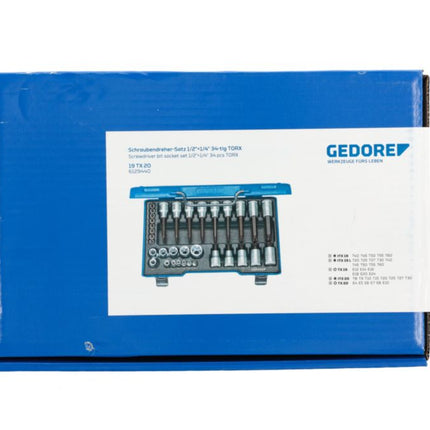 Juego de llaves de vaso GEDORE 19 TX 20 34 piezas ( 4000821554 )