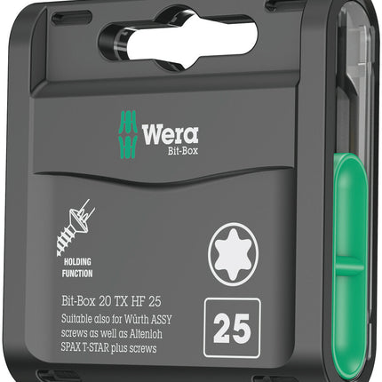 WERA Bitgroßpackung Bit-Box 20 TX HF T 20 Länge 25 mm ( 4000822458 )