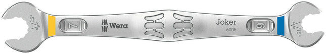 WERA double open-end spanner Joker 6005 6 x 7 mm length 112 mm ( 4000823159 )