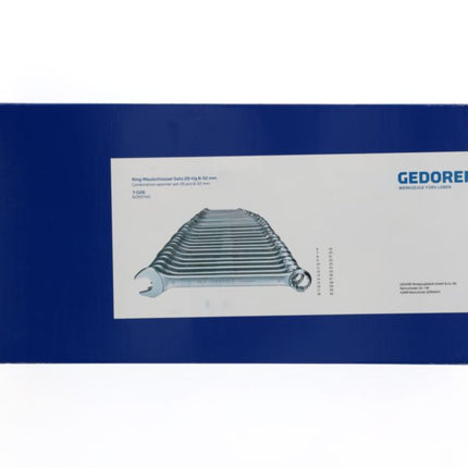 GEDORE Set di chiavi combinate 7-026 26 pezzi Larghezza delle chiavi a croce 6-32 mm ( 4000823704 )