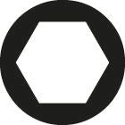 GEDORE vaso 20 L 1/4 ″ hexagonal, largo ( 4000824032 )