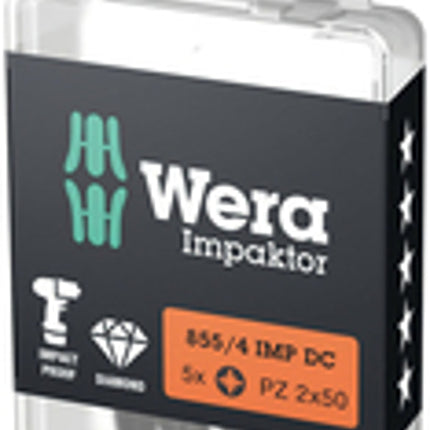 WERA Bit 855/4 IMP DC PZD2 Longitud 50 mm ( 4000829273 )
