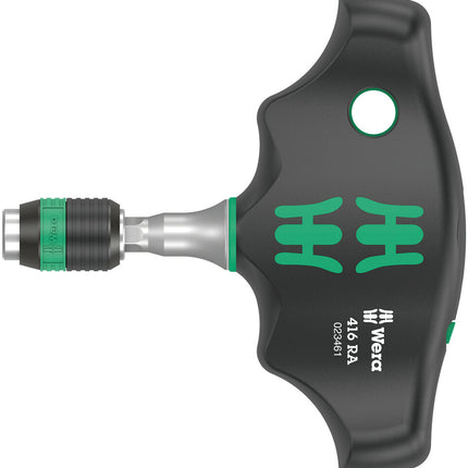 WERA Bithalter 416 RA 1/4 ″ Ratsche mit Feinverzahnung ( 4000829883 )