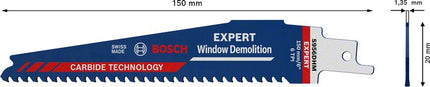 BOSCH Reciprocating saw blade Expert Window Demolition S 956 DHM Length 150 mm Width 6 mm ( 4000837427 )