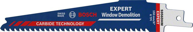 BOSCH Reciprocating saw blade Expert Window Demolition S 956 DHM Length 150 mm Width 6 mm ( 4000837427 )