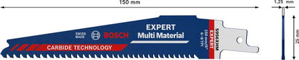 BOSCH reciprocating saw blade Expert multi-material length 150 mm width 25 mm ( 4000837469 )