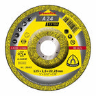 Disco de corte KLINGSPOR A 24 Extra D125x2,5mm acodado ( 4000841426 )