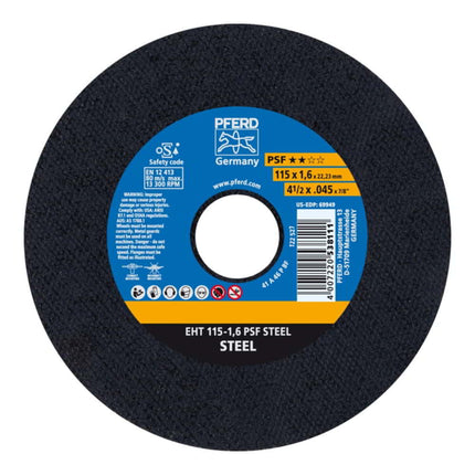 Disco da taglio PFERD PSF STEEL D125x2,4mm diritto ( 4000843070 )