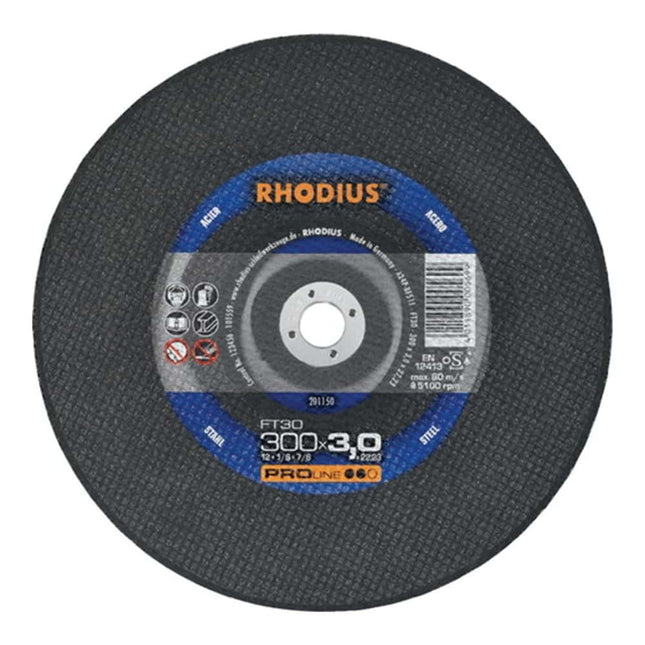 RHODIUS cutting disc FT30 D300x3mm straight ( 4000843835 )