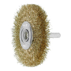 LESSMANN Brosse plate  D. 40 mm tige 6 mm épaiss. de fil 0,2 mm ( 4000844900 )