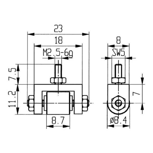 KÄFER Messeinsatz Ø 8,4 mm Rolle ( 4000851681 )