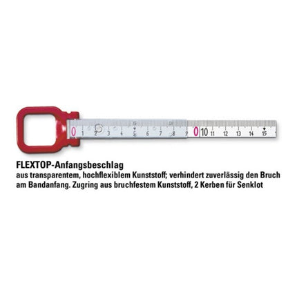 BMI frame tape measure ERGOLINE length 50 m tape width 13 mm ( 4000855856 )