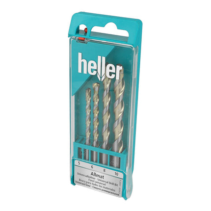 HELLER Allmat Set di trapani universali da 4 pezzi Ø 5, 6, 8, 10 mm ( 4000864358 )