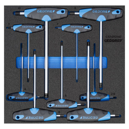 GEDORE tool module 1500 CT2-DT 2142 9-piece 2/3 module ( 4000881241 )