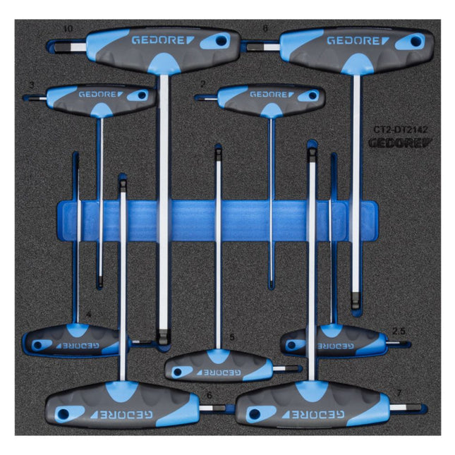 Módulo de herramientas GEDORE 1500 CT2-DT 2142 Módulo de 9 piezas 2/3 ( 4000881241 )