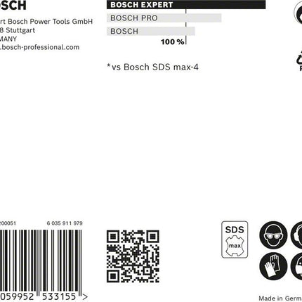 Wiertarka udarowa BOSCH Expert SDS max-8X Ø 25 mm długość robocza 400 mm 520 mm ( 4000909914 )