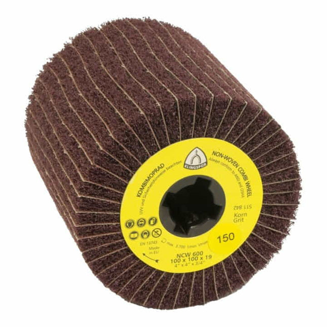 KLINGSPOR satin finishing roller NCW 600 S COMBI 150 ( 4143320402 )